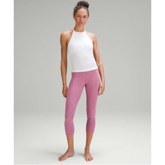 RARE Lululemon High-Neck Tight Fit Tank Top White 6 NWOT - Picture 10 of 11